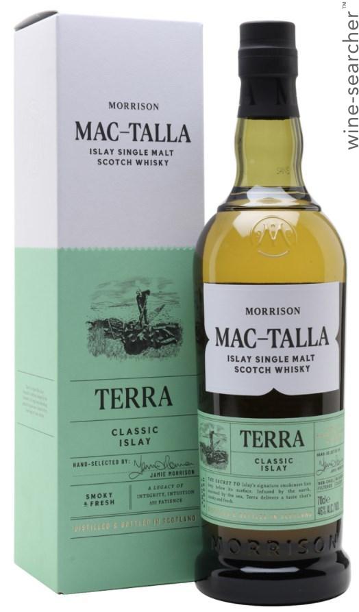 Mac-Talla 'Terra' Classic Islay Single Malt Scotch Whisky, Scotland